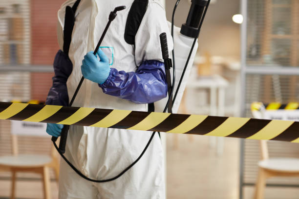 Professional Biohazard technician working in Sparr, FL